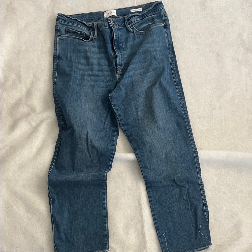 Frame Denim Women's Relaxed Blue Jeans